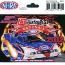 2012 NHRA Event Decal Reading