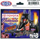 2013 NHRA Event Decal Las Vegas