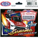 2016 NHRA Event Decal Sonoma