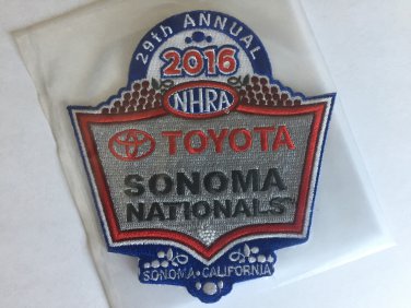 2016 NHRA Event Patch Sonoma