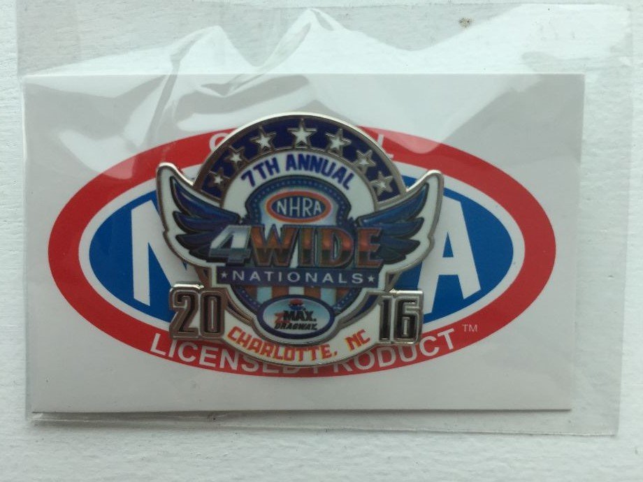 2016 NHRA Event Pin Charlotte 4 Wide (version 1)