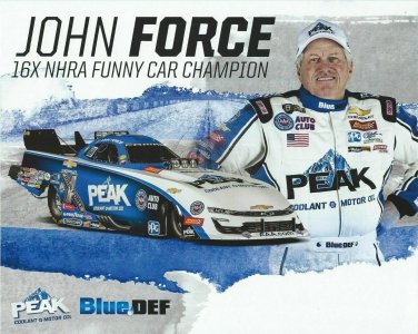 2019 NHRA NFC Handout John Force