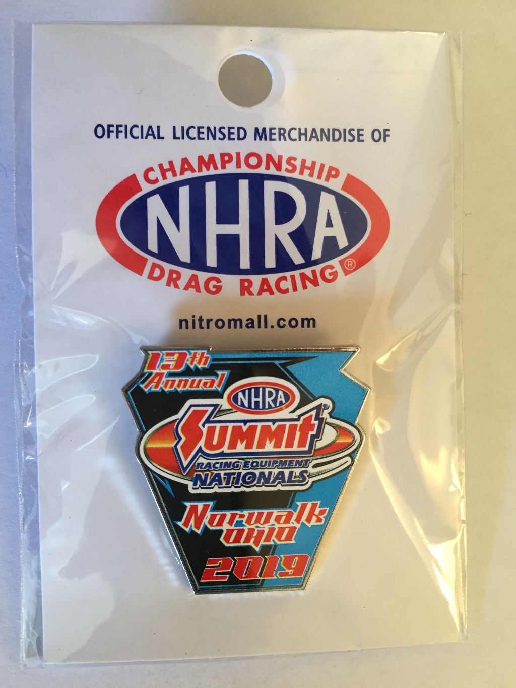 2019 NHRA Event Pin Norwalk