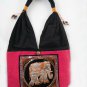 Hippie Bohemian Handbag Handmade Women's Shoulder Bags with Elephant Embroidered Local Fabric.