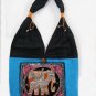 Hippie Bohemian Handbag Handmade Women's Shoulder Bags with Elephant Embroidered Local Fabric.