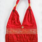 Hippie Bohemian Handbag Handmade Women's Shoulder Bags with Elephant Embroidered Local Fabric.