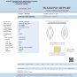 0.63 ct IGI Certified E SI1 Marquise Cut Natural Loose Diamond New