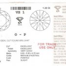 1.22 ct IGI Certified O-P VS1 Round Brilliant Natural Loose Diamond New