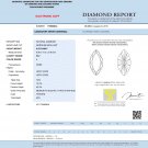 0.52 ct IGI Certified J SI2 Marquise Cut Natural Loose Diamond New