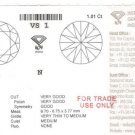 1.01 ct IGI Certified N VS1 Round Brilliant Natural Loose Diamond New