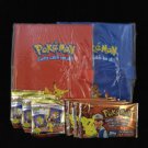 2x POKEMON Binders NEW & UNOPENED + Huge LOT of Factory Sealed POKEMAN Packs~!!