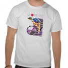 T Shirt Original Short Sleeve Women Mens White Cotton Size S-XL SZ New Bicycle