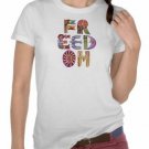 T Shirt Original Short Sleeve Women Mens Cotton Size S-XL SZ Freedom