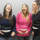 Maternity Shirt Funny Pregnancy Long Sleeve Top Size S XL Womens Large Pink Blue
