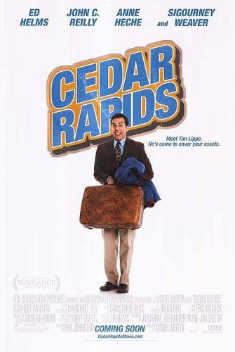SEDER RAPIDS DOUBLE SIDED ORIGINAL MOVIE POSTER 27x40 ED HELMS