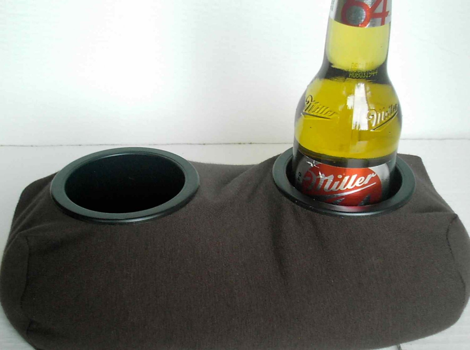 Drink Holder Weighted Cup Holder The Beanie Baby for Your Beer! (Brown)