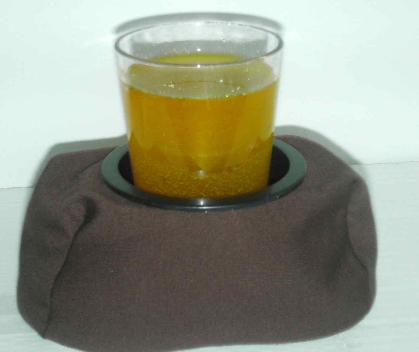 Drink Holder Weighted Cup Holder The Beanie Baby for Your Beer! (Brown)