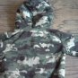 0-3 mos Garanimals boy's green camo jacket hoodie