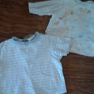 Baby boy's 2 piece shirt 0-9 mos