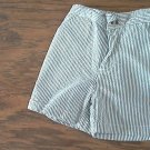 Izod baby boy's gray and white striped short 12 mos