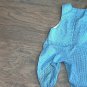 The Bailey Boys baby boy's blue plaid overall 12 mos