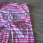 4T toddler girl's red striped pant