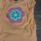 Carter's toddler girl's orange short sleeve shirt 3T