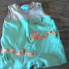 6 mos baby boy's green sleepwear/outfit