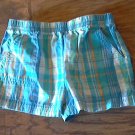 Garanimals baby boy's blue plaids short 6-9 mos