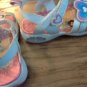 Dinsey toddler girl's white princess light up sandals size 8
