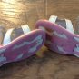 Dinsey toddler girl's white princess light up sandals size 8