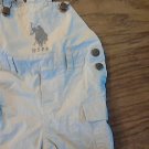 US Polo baby boy's blue overall 12 mos