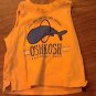 OshKosh baby boy's yellow sleeveless shirt 3-6 mos