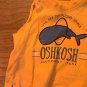 OshKosh baby boy's yellow sleeveless shirt 3-6 mos
