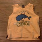 OshKosh baby boy's yellow sleeveless shirt 3-6 mos