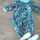 Navy baby boy's sports long sleeve sleepwear/outfit 18 mos