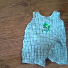 24 mos baby boy's blue and green plaids romper 24 mos baby boy's blue and green plaids romper