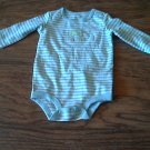 New Carter's baby boy's blue and white striped bodysuit 0-3 mos New Carter's baby boy's blue and white striped bodysuit 0-3 mos