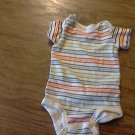 Carter's baby boy's blue,green,red,white striped oneise 0-3 mos Carter's baby boy's blue,green,red,white striped oneise 0-3 mos