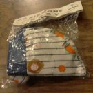 New KidZone baby boy's blue and white sports hat and booties one fits size