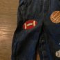 Baby boy's blue denim sports overall 18 mos