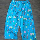 Toddler girls blue monkeys prints pajama pant 3T