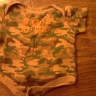 Faded Glory baby boy's green camo oneise 6-9 mos