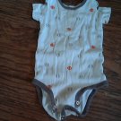 Carter's baby boy's white sports oneise 6-9 mos Carter's baby boy's white sports oneise 6-9 mos