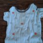Carter's baby boy's white sports oneise 6-9 mos