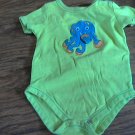 Garanimals baby boy's green short sleeve oneise 6-9 mos