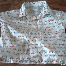 Gymboree baby boy's off white trucks prints short sleeve shirt 6-12 mos Gymboree baby boy's off white trucks prints short sleeve shirt 6-12 mos