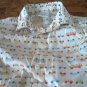 Gymboree baby boy's off white trucks prints short sleeve shirt 6-12 mos