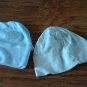 2 piece baby boy's blue hats 0-6 mos