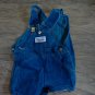 Liberty baby boy or girl dark blue demin short overall 18 mos